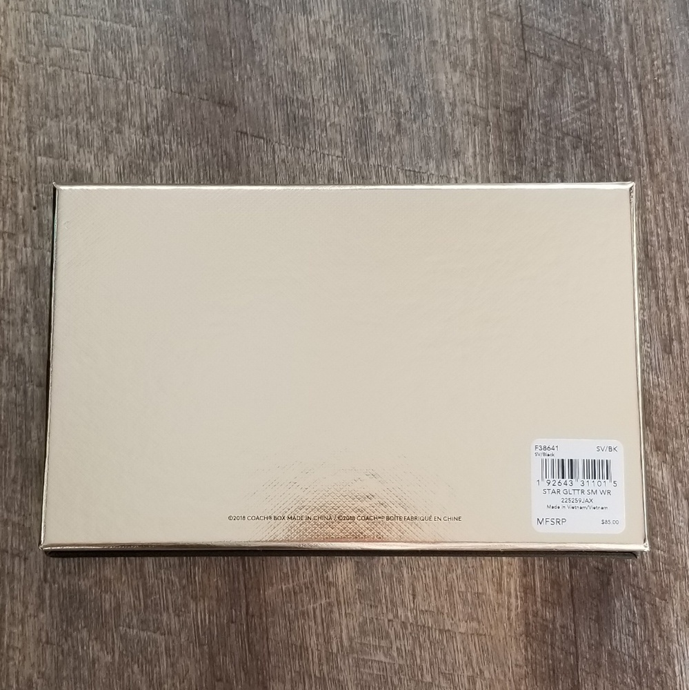 🔥LAST 1🔥 NIB COACH HOLIDAY STAR GLITTER WRISTLET - Picture 5 of 5